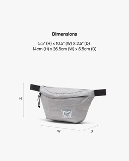 Foto 2 | Foto 2 | Riñonera Herschel Classic Crossshatch Forma de Cruz Gris Claro - Venta Internacional