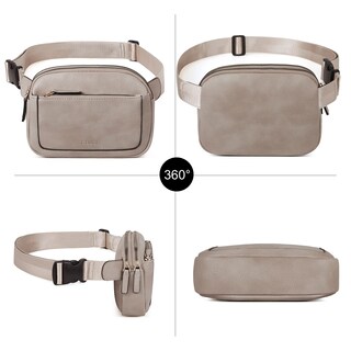 Foto 6 | Foto 6 | Riñonera Cluci Mini Everywhere De Piel Vegana Gris De Fanny Pack - Venta Internacional.