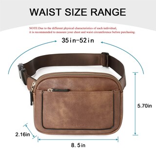 Foto 3 | Foto 3 | Riñonera Cluci De Piel Vegana Para Mujer, Color Negro, De Fanny Pack - Venta Internacional.