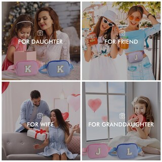Foto 6 | Foto 6 | Bandolera Yoolife Con Inicial Personalizada Morada Para Niñas - Venta Internacional.