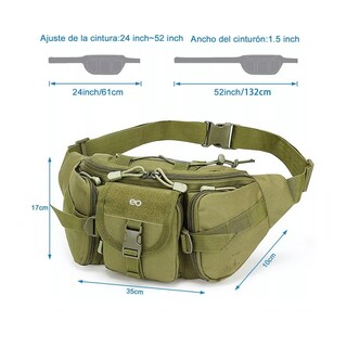 Foto 2 | Foto 2 | Cangurera Impermeable Riñonera Deportiva Eo Safe Imports Esi-10127-1 Verde