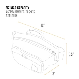 Foto 5 | Foto 5 | Hip Pack Carhartt, Cintura Ajustable, Resistente Al Agua, Color Negro - Venta Internacional.