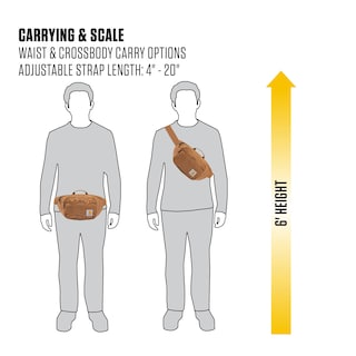 Foto 7 | Foto 7 | Hip Pack Carhartt, Cintura Ajustable, Resistente Al Agua, Color Negro - Venta Internacional.