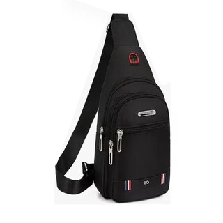 Foto 1 | Foto 1 | Mochila Informal Bolso Cruzado Pecho Eo Safe Imports Esi-19601 Negro