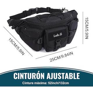 Foto 3 | Foto 3 | Cangurera Tactica Militar Impermeable Lab.g Negro