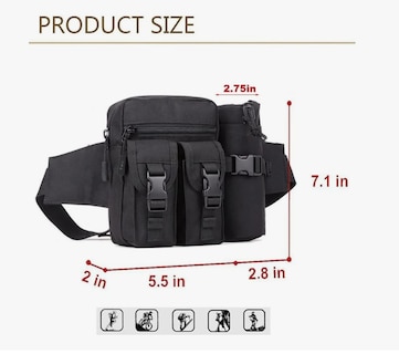 Foto 3 | Foto 3 | Riñonera Xtellar Cangurera Táctica Militar Multiusos