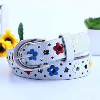 Foto 5 | Foto 5 | Cinturón Huoguo Fashion Con Mariposas Huecas Y Flores De Piel Sintética - Venta Internacional.