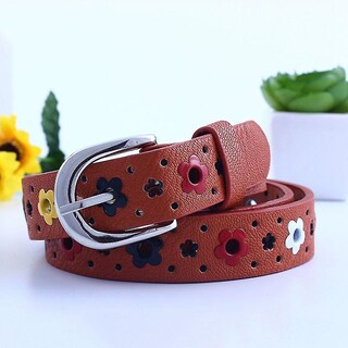 Foto 1 | Foto 1 | Cinturón Huoguo Fashion Con Mariposas Huecas Y Flores De Piel Sintética - Venta Internacional.