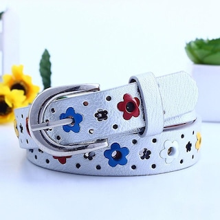 Foto 5 | Foto 5 | Cinturón Huoguo Fashion Con Mariposas Huecas Y Flores De Piel Sintética - Venta Internacional.