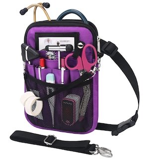 Foto 1 | Foto 1 | Riñonera Bovke Para Enfermera Con Bolsillos Para Equipo Médico Color Morado - Venta Internacional.