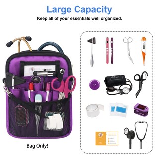 Foto 2 | Foto 2 | Riñonera Bovke Para Enfermera Con Bolsillos Para Equipo Médico  Color Morado - Venta Internacional.