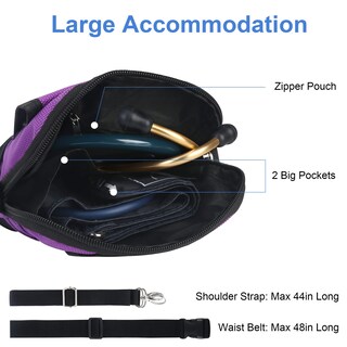 Foto 3 | Foto 3 | Riñonera Bovke Para Enfermera Con Bolsillos Para Equipo Médico  Color Morado - Venta Internacional.