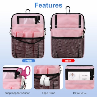 Foto 4 | Foto 4 | Riñonera Para Enfermera Bovke Con Bolsillos Para Equipo Médico Color Rosa - Venta Internacional.