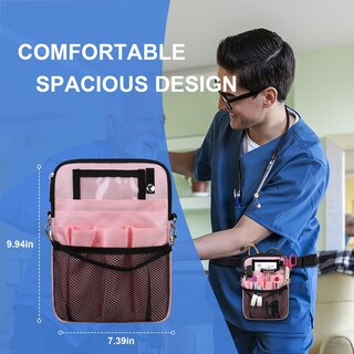 Foto 5 | Foto 5 | Riñonera Para Enfermera Bovke Con Bolsillos Para Equipo Médico  Color Rosa - Venta Internacional.