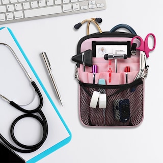 Foto 7 | Foto 7 | Riñonera Para Enfermera Bovke Con Bolsillos Para Equipo Médico  Color Rosa - Venta Internacional.