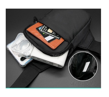 Foto 2 | Foto 2 | ''bolsa De Pecho Impermeable Moda Calidad Unisex Negro ''
