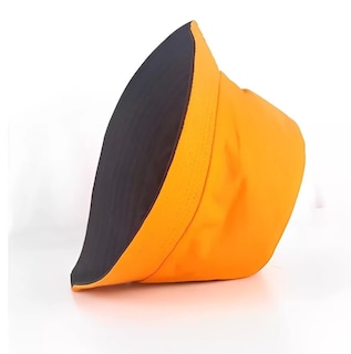 Foto 5 | Foto 5 | Sombrero De Pescador De Algodón De Doble Cara Para Exteriores Negro + Amarillo