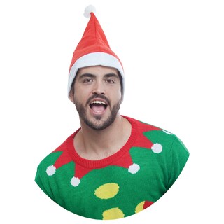 Foto 1 | Foto 1 | Juego De Tres Piezas De Gorro De Santa Rev Sombreros Navideños Papá Noel Ideal Festivales De Navidad