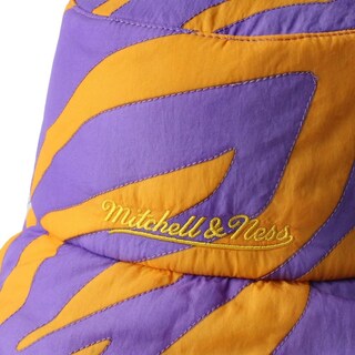 Foto 4 | Foto 4 | Gorro Mitchell & Ness Quilted Bucket Lekers Nba Naranja