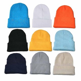 Foto 2 | Foto 2 | Gorro De Punto Holgado Para Mujer Estilo Hip Hop Blanco - Venta Internacional.