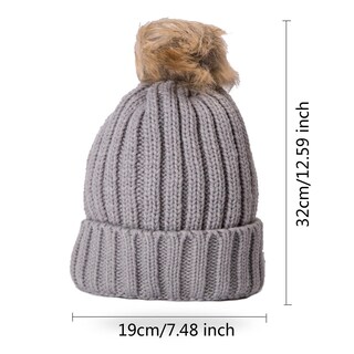 Foto 4 | Foto 4 | Gorro Huoguo Para Mujer Tejido Cálido Para Invierno Con Forma De Conejito - Venta Internacional.