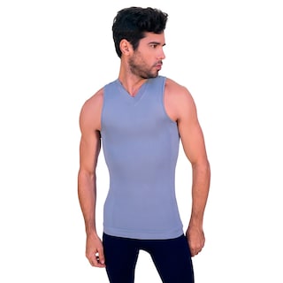 Foto 1 | Foto 1 | Camiseta Faja De Hombre Cuello En V Sin Mangas Gris I Love Shape M4006 T Ch