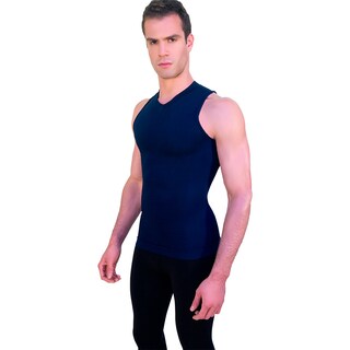 Foto 1 | Foto 1 | Camiseta Faja De Hombre Cuello En V Sin Mangas Azul I Love Shape M4006 T M