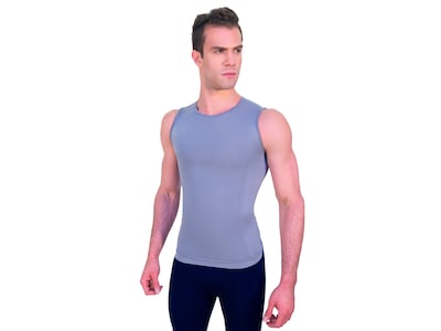 Foto 1 | Foto 1 | Camiseta Faja Cuello Redondo Sin Mangas I Love Shape M4004 Gris para Hombre