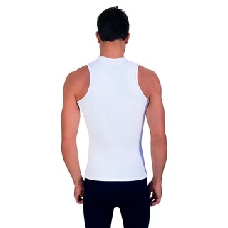 Foto 2 | Foto 2 | Camiseta Faja Cuello V Sin Mangas I Love Shape M4006 Blanca para Hombre