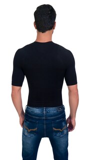 Foto 2 | Foto 2 | Camiseta Faja De Hombre Cuello Redondo Con Mangas Negra I Love Shape M4003 T Xg