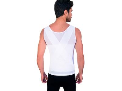 Foto 3 | Foto 3 | Camiseta Faja Para Hombre Ligra-latex Blanca I Love Shape M4002 T G