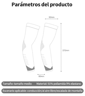 Foto 2 | Foto 2 | Xtellar Set De 4 Pares De Mangas Deportivas Protectoras Upf 50+ Para Moto, Gimnasio, Y Actividades Al Aire Libre