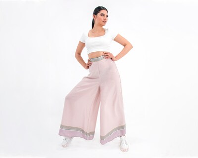 Foto 6 | Foto 6 | Pantalón A Ángelozano Rosa para Mujer