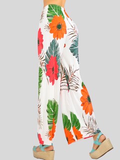 Foto 5 | Foto 5 | Pantalones De Pierna Ancha Stretch Panta-1007 Con Diseñi Plisado