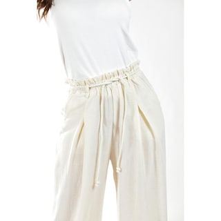 Foto 4 | Foto 4 | Pantalón Juvenil Wide Leg con Pinzas Roman Fashion Hueso para Mujer