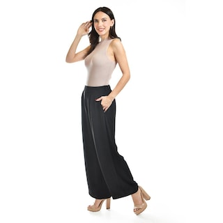 Foto 2 | Foto 2 | Pantalon De Pierna Ancha Roman Fashion / Juvenil, 9202 (negro) Negro