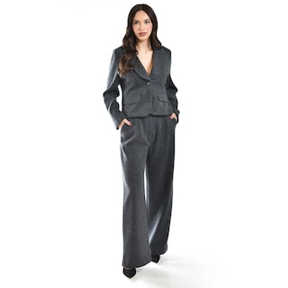 Foto 6 | Foto 6 | Set De Pantalon Y Blazer Con Textura Roman Fashion /juvenil, 127 (gris Obscuro) Gris