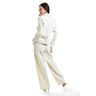 Foto 3 | Foto 3 | Set De Pantalon Y Blazer Con Textura Roman Fashion /juvenil, 127 (hueso) Beige