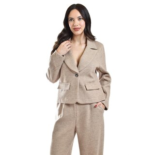 Foto 5 | Foto 5 | Set De Pantalon Y Blazer Con Textura Roman Fashion /juvenil, 127 (cafe) Cafe