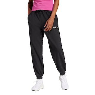 Foto 2 | Foto 2 | Pants Essentials Linear Felpa Francesa Puños Ajustados Adidas Negros para Mujer