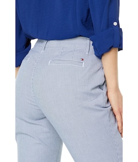 Foto 3 | Foto 3 | Pantalones Tommy Hilfiger Hampton Chino Stripe Azul/blanco Talla 8 - Venta Internacional.