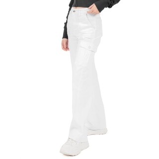 Foto 2 | Foto 2 | Pantalón Lady Twill High Waist Para Mujer Quarry Color Blanco