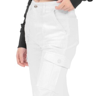 Foto 4 | Foto 4 | Pantalón Lady Twill High Waist Para Mujer Quarry Color Blanco
