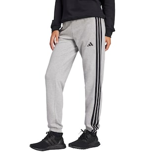 Foto 2 | Foto 2 | Pants Essentials French Terry Cuffed 3 Franjas Adidas Gris Mujer