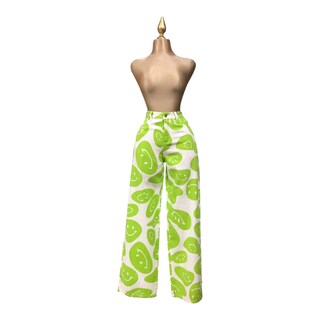 Foto 5 | Foto 5 | Pantalón Con Estampado De Caritas Verde Erivel
