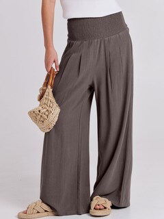 Foto 2 | Foto 2 | Pantalón Anrabess Lino Café para Mujer - Venta Internacional