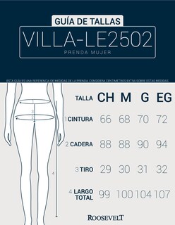 Foto 6 | Foto 6 | Pantalon Roosevelt Villa-le2502 Gris para Mujer