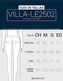 Foto 6 | Foto 6 | Pantalón Roosevelt Villa-LE2502 Negro para Mujer