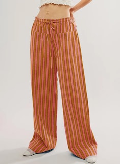Foto 3 | Foto 3 | Pantalones Acelit Para Mujer, Casuales, A Rayas, Color Rojo, Xl - Venta Internacional.