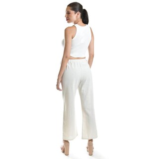 Foto 3 | Foto 3 | Pantalón De Lino Con Lazos Roman Fashion /juvenil, 8055 (arena) Beige